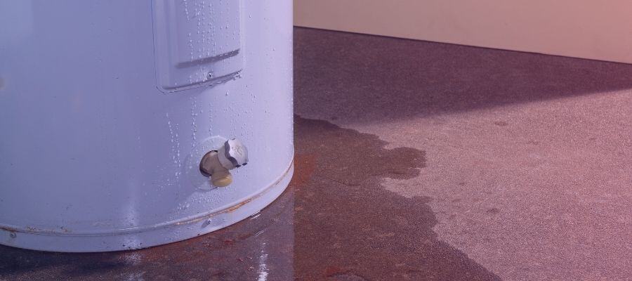 Damaged Water Heater
