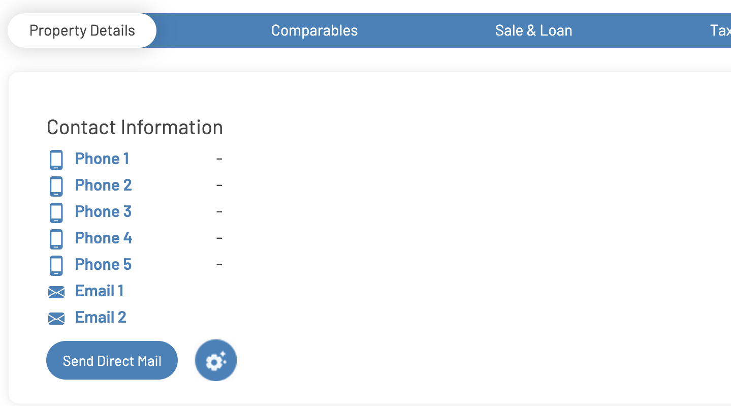 BatchLeads Contact card